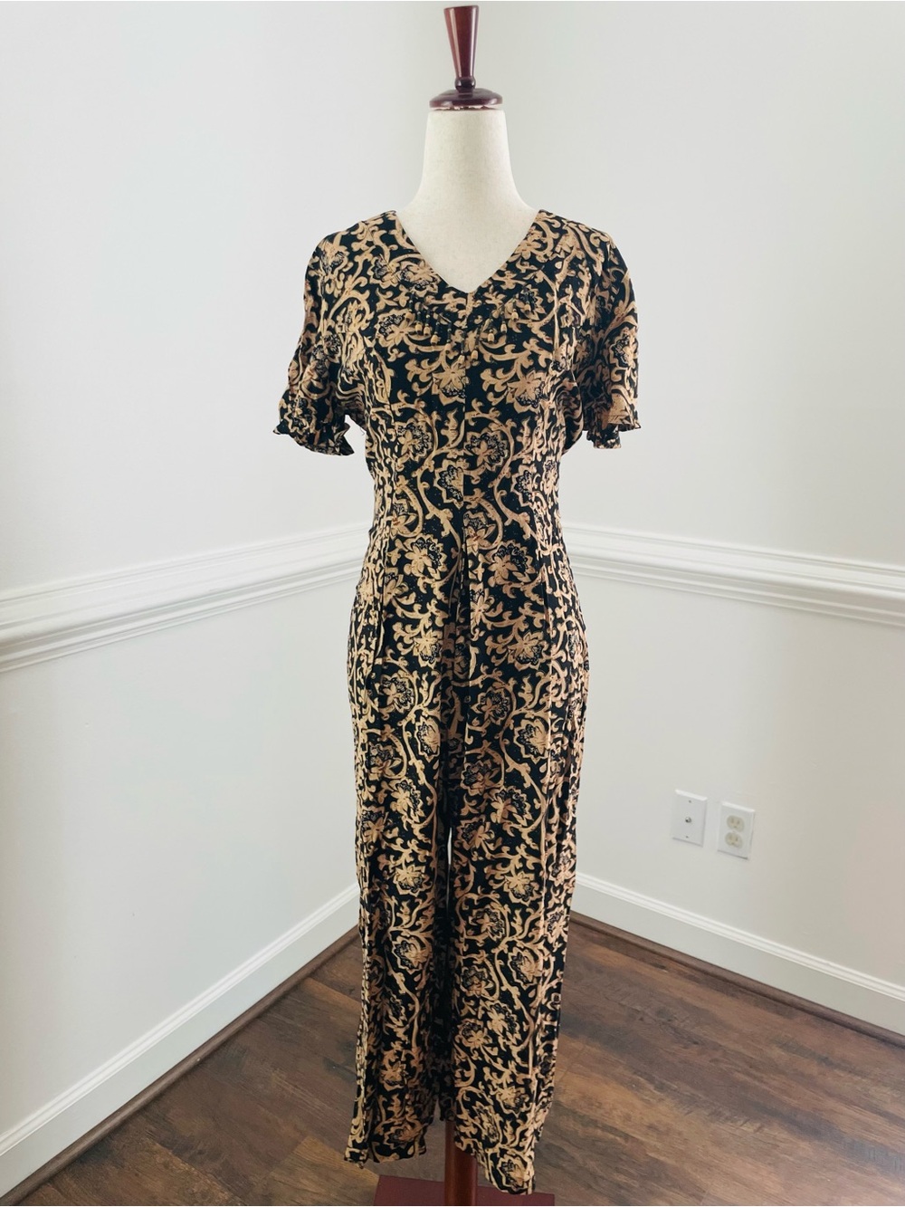 1990s Soft Rayon Jumpsuit